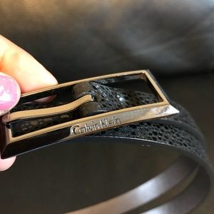 Calvin Klein Synthetic Leather Belt